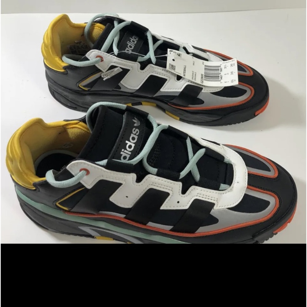 Size 6.5 - Adidas Niteball Black Green Rare  - GZ2800 brand new